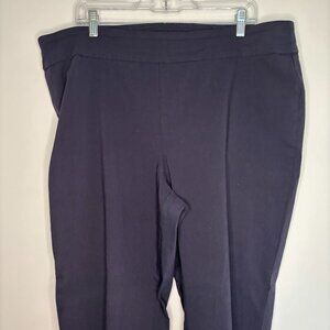 COUNTERPART Capri Womens 20W Navy Cropped Pullon Stretch